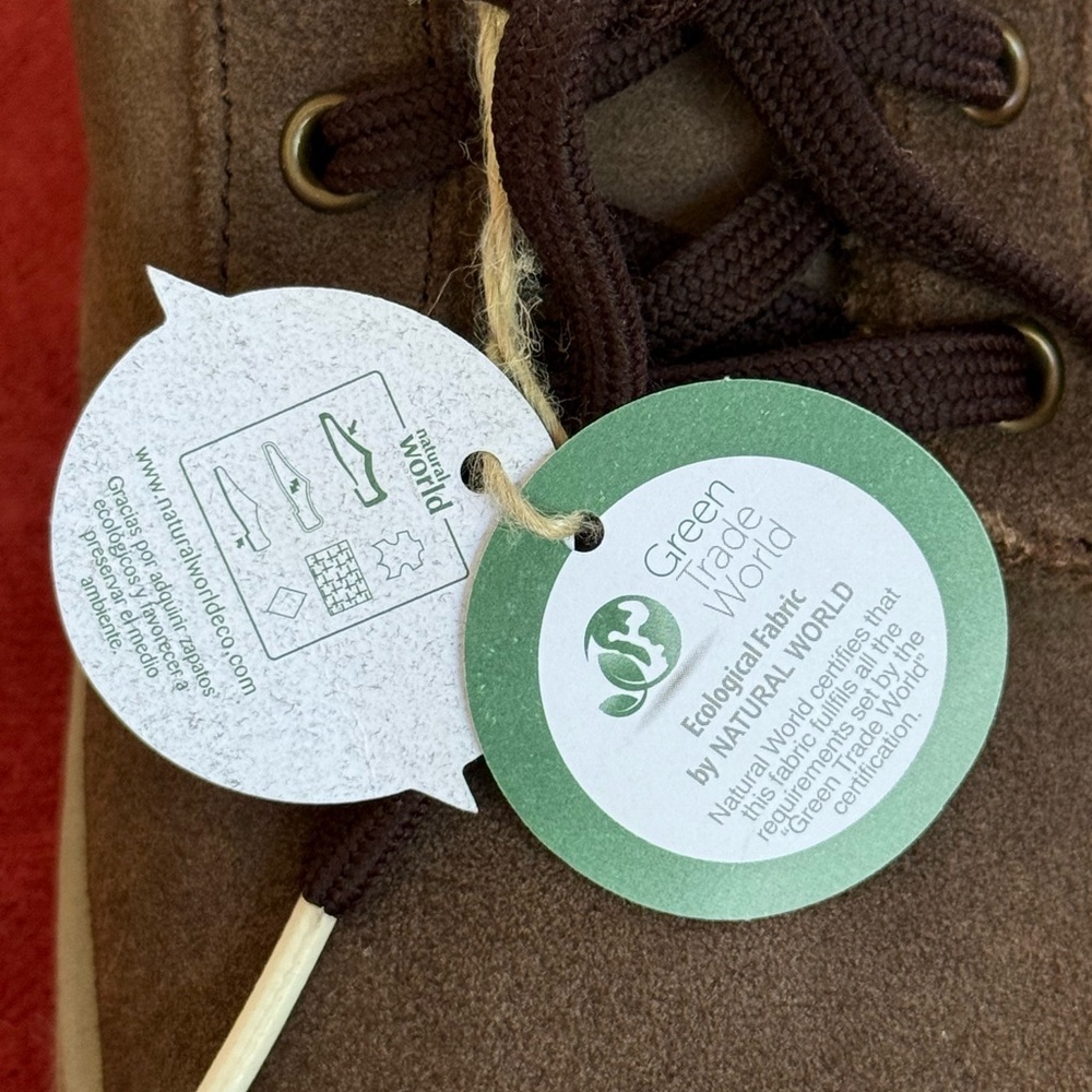 Natural World Eco Friendly Alpe Boots.  Size 46 (12-13 US) Suede, Lightweight - Picture 14 of 16